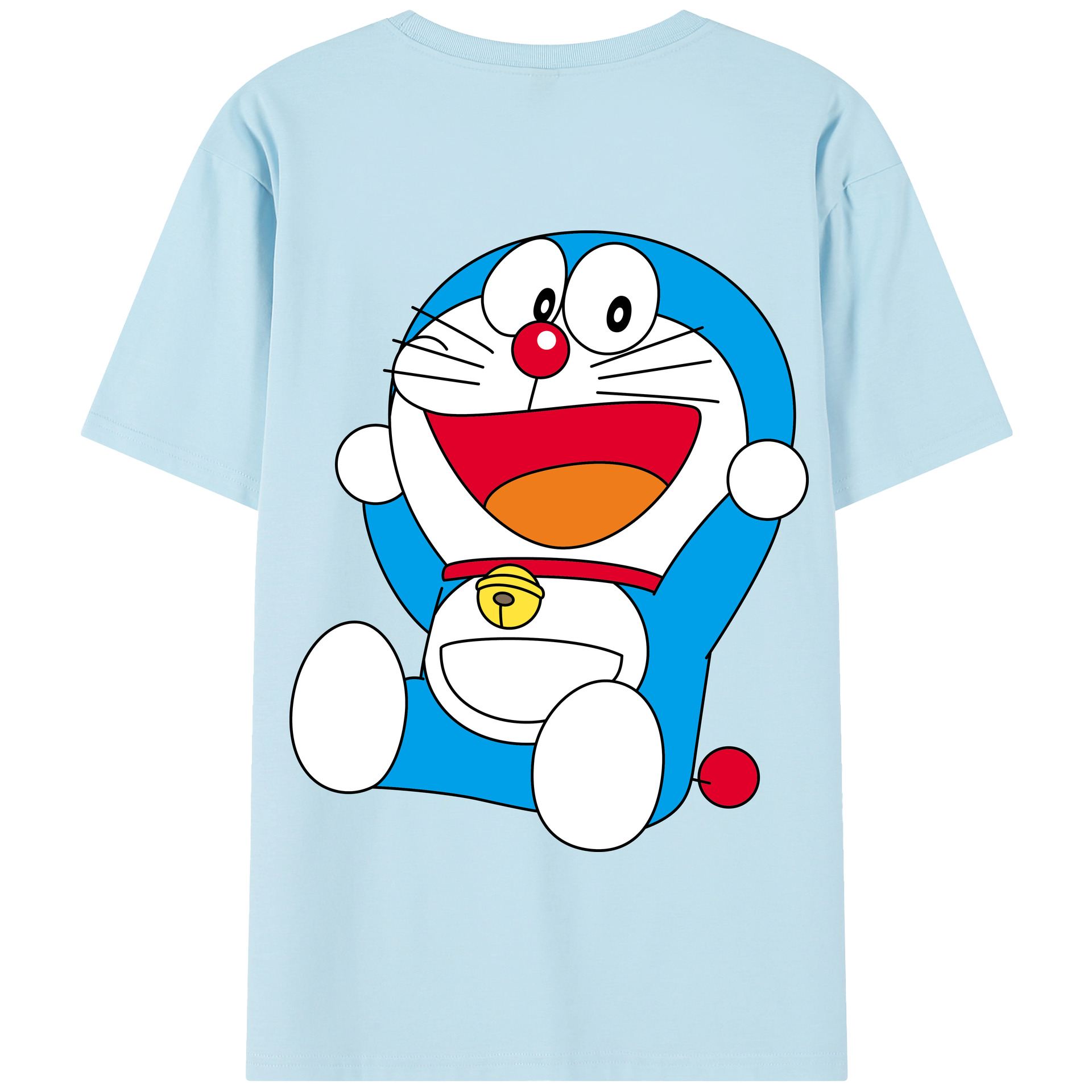 （画像用） ドラえもん Doraemon 綿100％半袖Tシャツ（背面プリント）